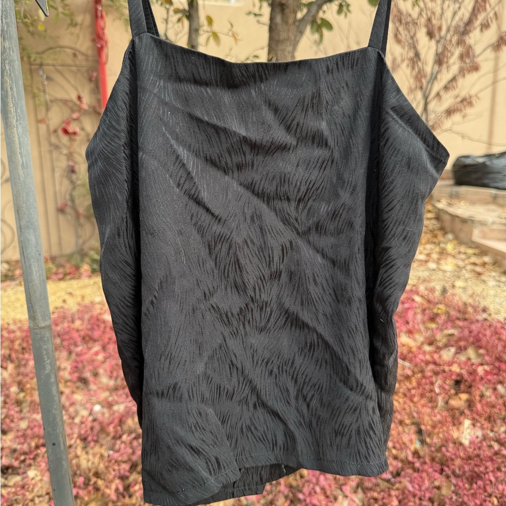 ArtHouse Black Textured 100% Silk Size 6